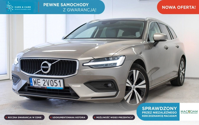 volvo v60 Volvo V60 cena 125900 przebieg: 73573, rok produkcji 2021 z Ryglice